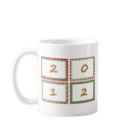2012 festive New Year frames Coffee Mugs