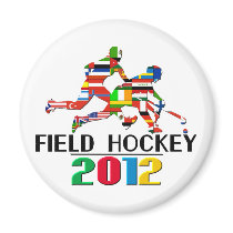 2012: Field Hockey Refrigerator Magnet