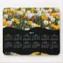 2012 Field of Colourful Tulips Yearly Calendar Mousepads