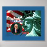2012 Giuliani Poster posters