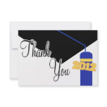 2012 Graduation Cap And Tassel Thank You (Blue)