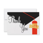 2012 Graduation Cap And Tassel Thank You (Red)