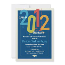 2012 Graduation Fun Party Invitation