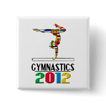 2012: Gymnastics Pinback Buttons