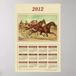 2012 Horses Calendar Poster