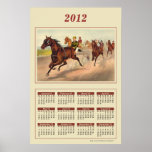 2012 Horses Calendar Poster