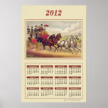 2012 Horses Calendar Poster