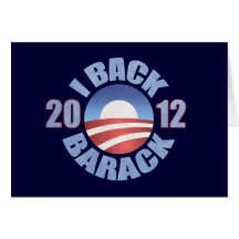 2012 I BACK BARACK CARDS
