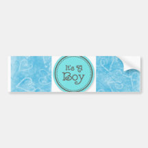 2012 ITS A BOY BUMPER STICKERS