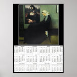 2012 Poster Board  Mona Lisa  Calendar