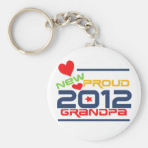 2012 Proud Grandpa T-shirts and Gifts Keychains