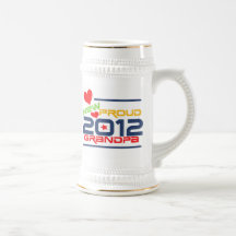 2012 Proud Grandpa T-shirts and Gifts Mug