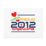 2012 Proud Grandpa T-shirts and Gifts Post Cards
