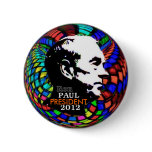 2012 Ron Paul Psychedelic pin buttons