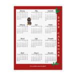 2012 Rottweiler Christmas Wishes Calendar Postcard