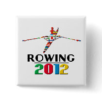 2012: Rowing Pinback Button