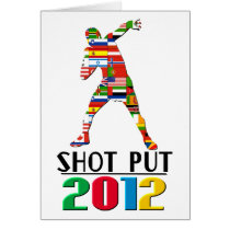 2012: Shot Put Greeting Card