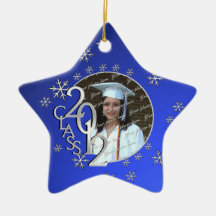 2012 Star Graduate Photo Christmas Ornament