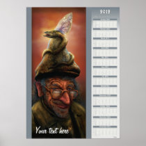 2012 The Host of... - Poster-Type Wall Calendar