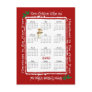 2012 Vintage Christmas Wishes Postcard Calendar #3