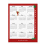 2012 Vintage Christmas Wishes Postcard Calendar #4