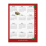 2012 Vintage Christmas Wishes Postcard Calendar #5