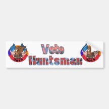 2012 Vote for Jon Huntsman Bumper Stickers