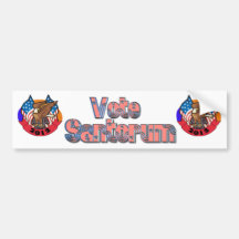 2012 Vote for Rick Santorum Bumper Sticker