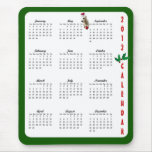 2012 Westie Christmas Calendar Mousepad