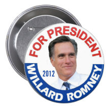 2012 Willard Mitt Romney Button