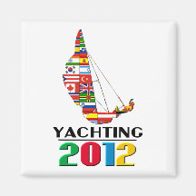 2012: Yachting Fridge Magnet