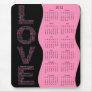 2012 Year for Love Yearly Calendar Mouse Pad