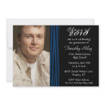 2012 Zebra print stylish graduation party invite