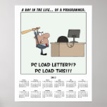 2013 Calendar Angry Programmer Print