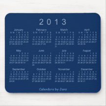 2013 Calendar Mousemat