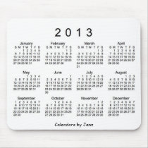 2013 Calendar Mouse Pad