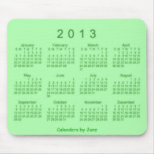 2013 Calendar Mousepads