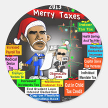 2013 Merry Taxes Stickers