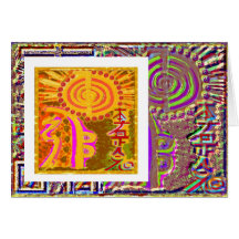 2013 ver. REIKI Healing Symbols Greeting Cards