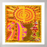 2013 ver. REIKI Healing Symbols Print
