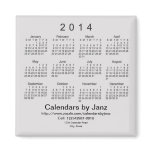 2014 Calendar Business Card Template Fridge Magnet