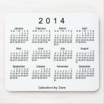 2014 Calendar Mouse Mats