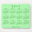 2014 Calendar mousepads