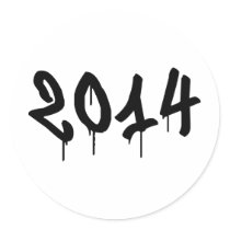 2014 ROUND STICKER