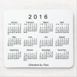 2016 Calendar Mousepad