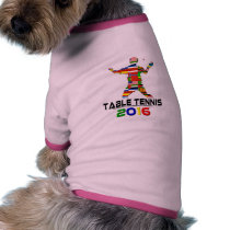 2016:Table Tennis Dog Clothes