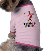 2016:Tennis Pet Tee Shirt