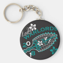 2018 Lady Warlords - Black Key Chain