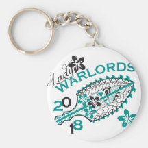 2018 Lady Warlords - White Keychains