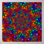 203 Poster with black spots pattern detail feature